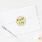 Ondertekend Exemplaar - Ronde Stickers (#25) (Envelop)