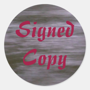 Ondertekend Exemplaar - Ronde Stickers (#26)