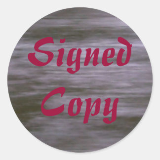 Ondertekend Exemplaar - Ronde Stickers (#26)