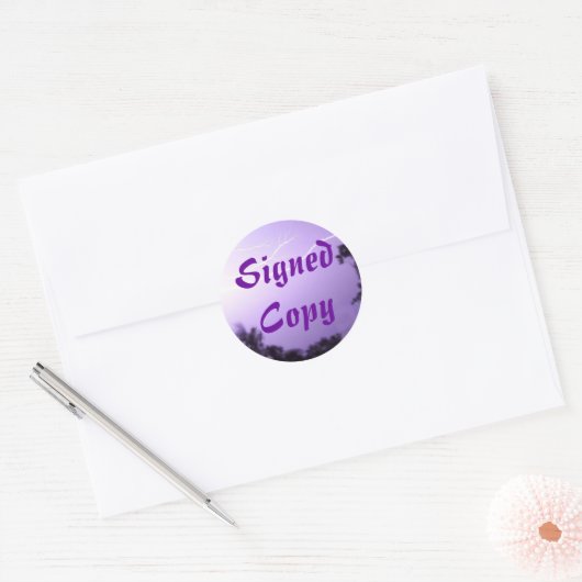 Ondertekend Exemplaar - Ronde Stickers (#28) (Envelop)