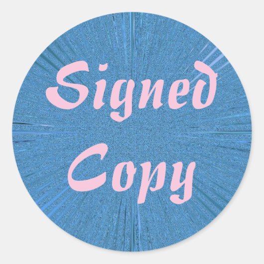 Ondertekend Exemplaar - Ronde Stickers (#3) (Voorkant)