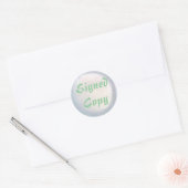 Ondertekend Exemplaar - Ronde Stickers (#34) (Envelop)