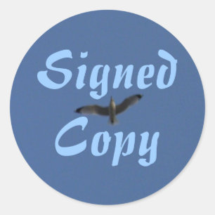 Ondertekend Exemplaar - Ronde Stickers (#38)