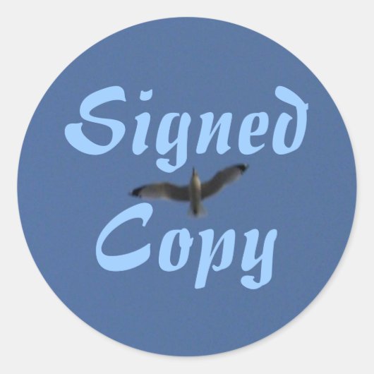 Ondertekend Exemplaar - Ronde Stickers (#38) (Voorkant)