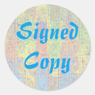 Ondertekend Exemplaar - Ronde Stickers (#39)