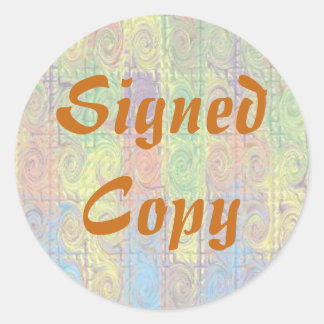 Ondertekend Exemplaar - Ronde Stickers (#43)