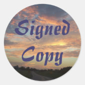 Ondertekend Exemplaar - Ronde Stickers (#48) (Voorkant)