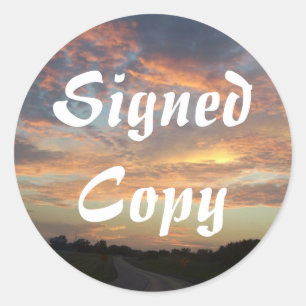 Ondertekend Exemplaar - Ronde Stickers (#50)