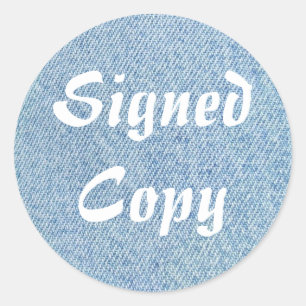 Ondertekend Exemplaar - Ronde Stickers (#56)
