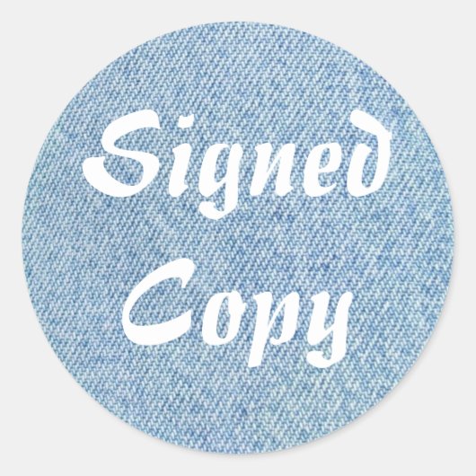 Ondertekend Exemplaar - Ronde Stickers (#56) (Voorkant)