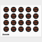 Ondertekend Exemplaar - Ronde Stickers (#60) (Vel)