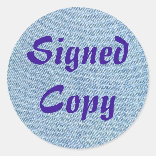 Ondertekend Exemplaar - Ronde Stickers (#9) (Voorkant)
