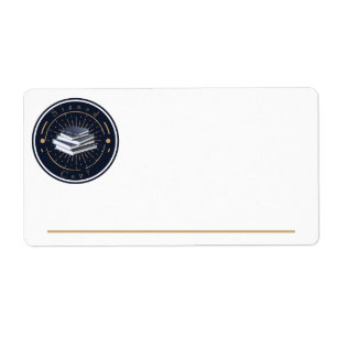 Ondertekend Exemplaar, Stack of Boeken Bookplate Etiket