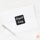 Ondertekend Exemplaar - Vierkante Stickers (#25) (Envelop)