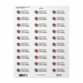 Ondertekening 2 etiket (Full Sheet)