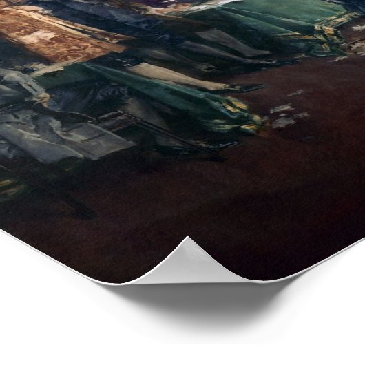 Ondertekening Amerikaanse grondwet Poster (Hoek)