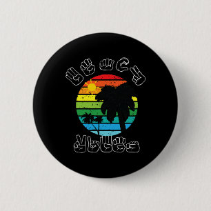 Ondertekening ASL Gebarentaal Kleding Strand Deaf Ronde Button 5,7 Cm
