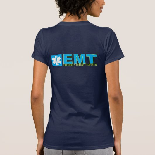 Ondertekening EMT-Shirt voor vrouwen T-shirt (Achterkant)