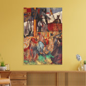 Ondertekening Magna Carta, 1215 Canvas Afdruk (Insitu (Woonkamer))