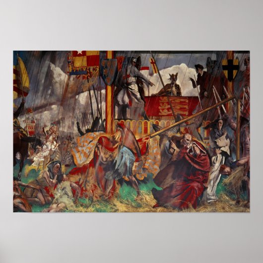 Ondertekening Magna Carta, 1215 Poster (Voorkant)