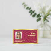 ondertekening notariële lening visitekaartje (Staand voorkant)