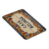Ondertekening Spaans huis (tekst op maat) Magneet (Rechterzijde)