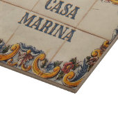 Ondertekening Spaans huis (tekst op maat) Snijplank (Hoek)