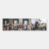 Ondertekening van de Amerikaanse grondwet door Chr Bumpersticker (Voorkant)