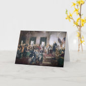 Ondertekening van de Amerikaanse grondwet door Chr Kaart (Gele Bloem)