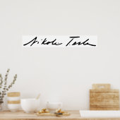 Ondertekening van de elektriciteitsmaatschappij Ge Poster (Keuken)