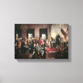 Ondertekening van de Grondwet Canvas Afdruk (Voorkant)