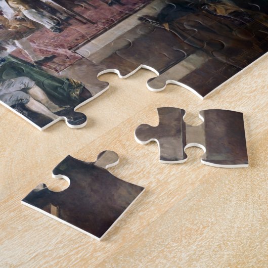 Ondertekening van de grondwet door Christy Jigzaag Legpuzzel (Zijkant)