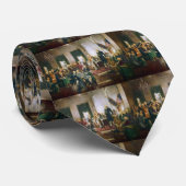 Ondertekening van de Grondwet Dubbelzijdig Stropdas (Opgerold)