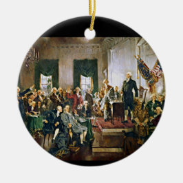 Ondertekening van de Grondwet Keramisch Ornament