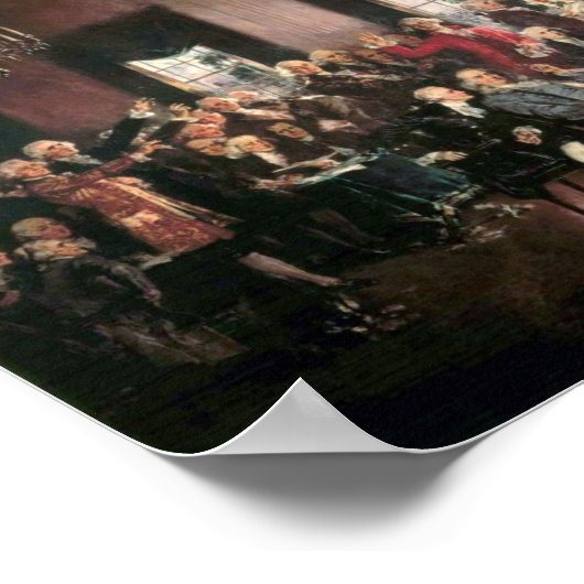 Ondertekening van de Grondwet Poster (Hoek)