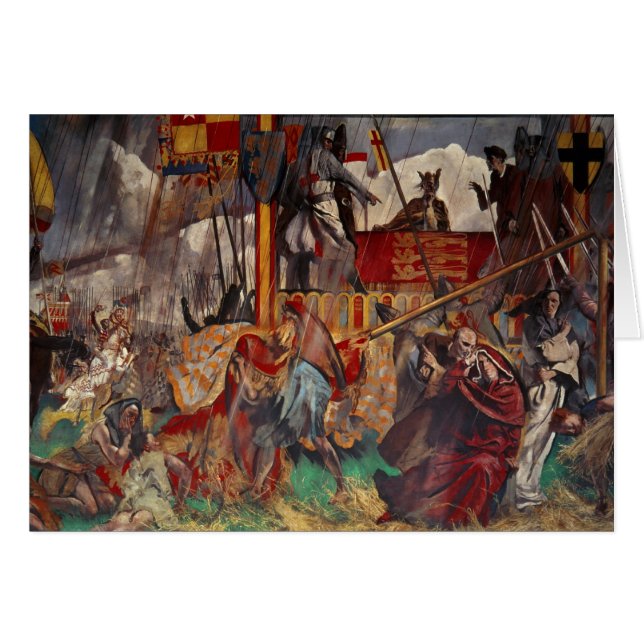 Ondertekening van de Magna Carta, 1215 (Voorkant Horizontaal)