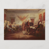 Ondertekening van de onafhankelijkheidsverklaring briefkaart (Voorkant)