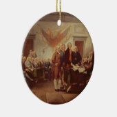 Ondertekening van de onafhankelijkheidsverklaring, keramisch ornament (Rechts)