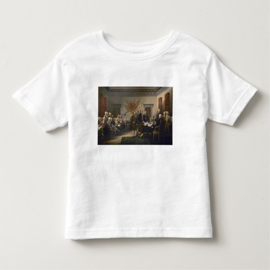 Ondertekening van de onafhankelijkheidsverklaring, kinder shirts (Voorkant)