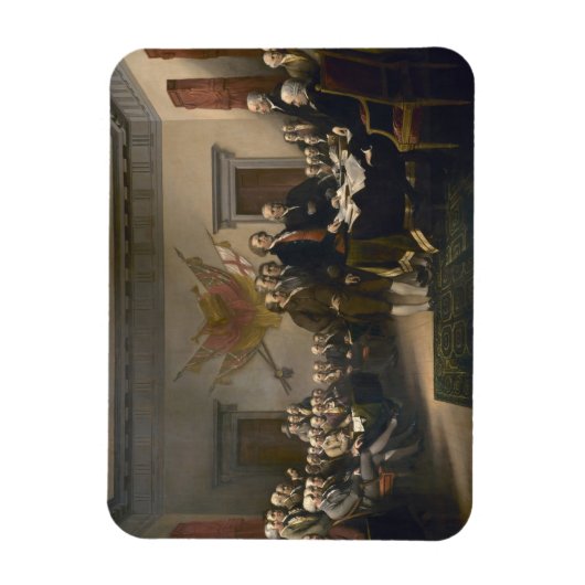 Ondertekening van de onafhankelijkheidsverklaring, magneet (Verticaal)