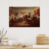Ondertekening van de onafhankelijkheidsverklaring poster (Keuken)