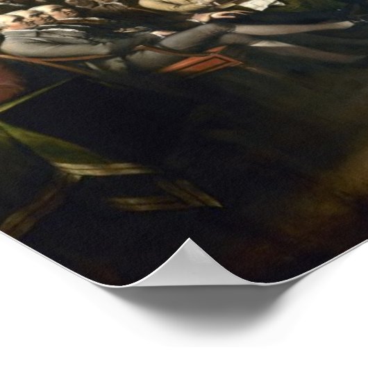 Ondertekening van de onafhankelijkheidsverklaring poster (Hoek)