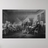 Ondertekening van de onafhankelijkheidsverklaring poster (Voorkant)