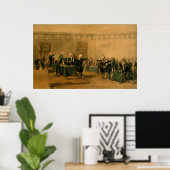 Ondertekening van de onafhankelijkheidsverklaring poster (Thuiskantoor)