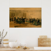 Ondertekening van de onafhankelijkheidsverklaring poster (Keuken)