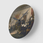 Ondertekening van de onafhankelijkheidsverklaring, ronde klok (Hoek)