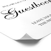 Ondertekening van eBay-logo voor bruiloft van Gues Poster (Hoek)