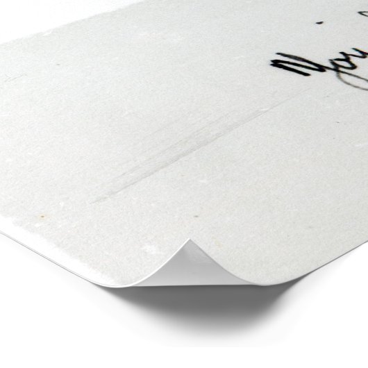 Ondertekening van George Bernard Shaw Poster (Hoek)