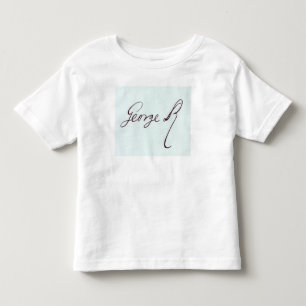Ondertekening van George II Kinder Shirts