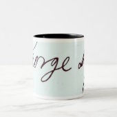 Ondertekening van George II Tweekleurige Koffiemok (Center)